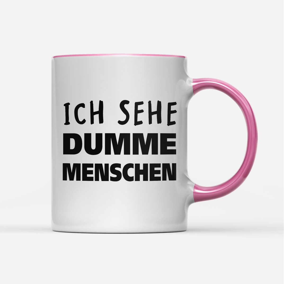 Tasse Ich sehe dumme Menschen - Schwarzer - Kaffee