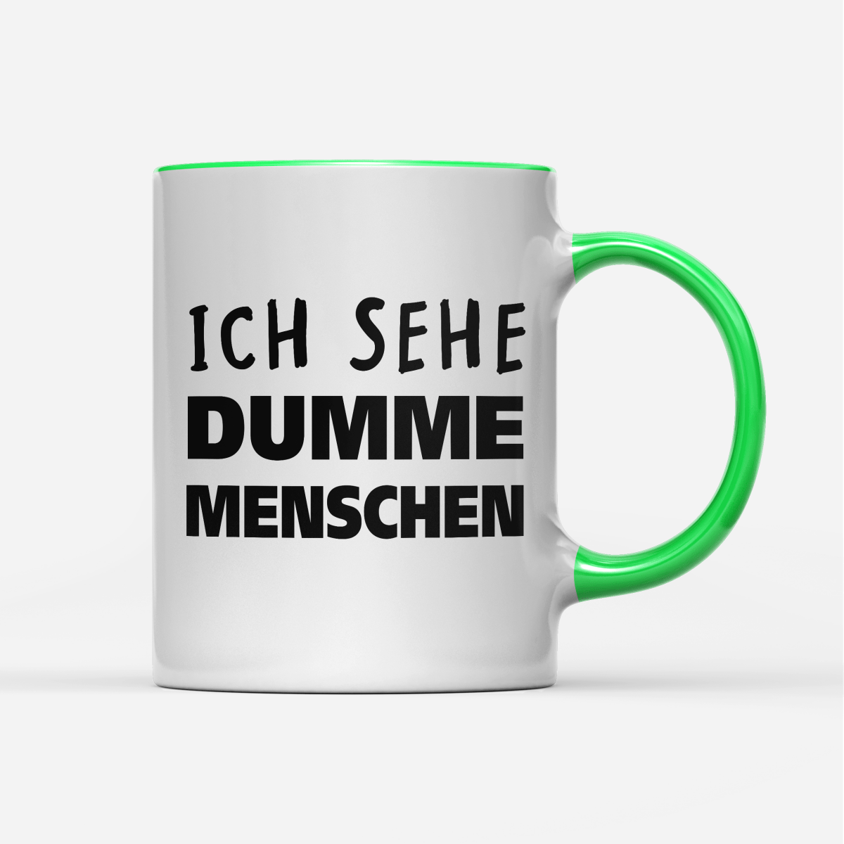Tasse Ich sehe dumme Menschen - Schwarzer - Kaffee
