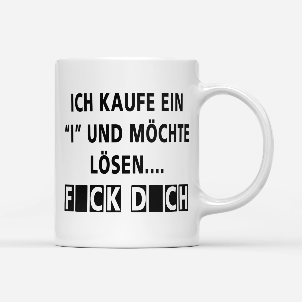 Tasse Kaufe ein i - Schwarzer - Kaffee
