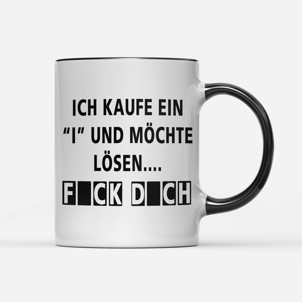 Tasse Kaufe ein i - Schwarzer - Kaffee