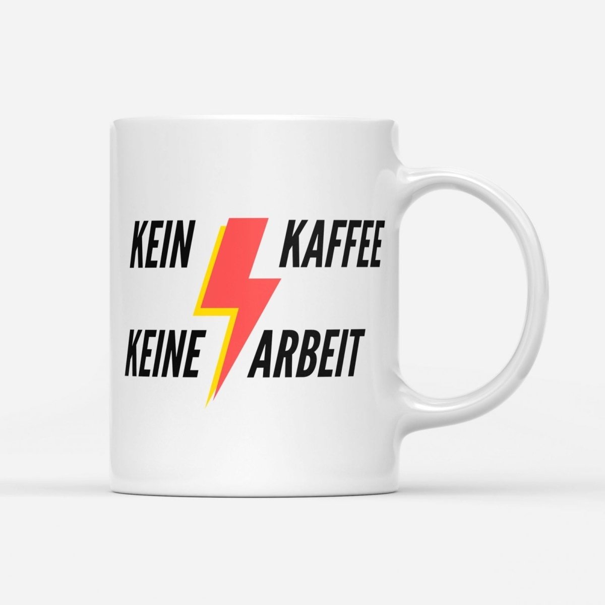 Tasse Kein Kaffee keine Arbeit - Schwarzer - Kaffee