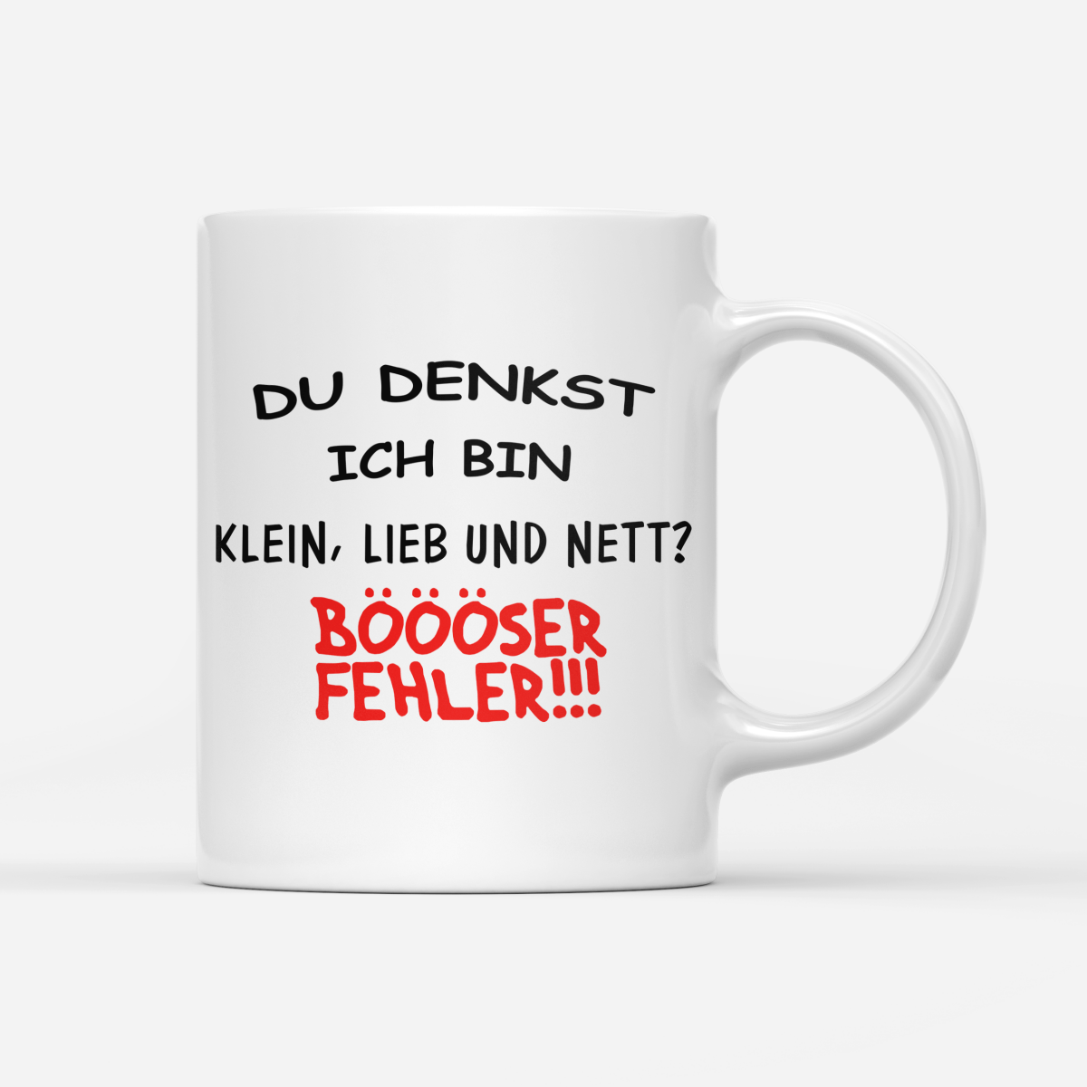 Tasse Klein, lieb und nett - Schwarzer - Kaffee