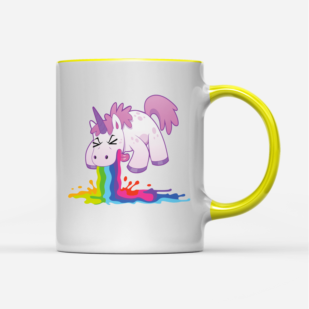 Tasse Kotzendes Einhorn - Schwarzer - Kaffee