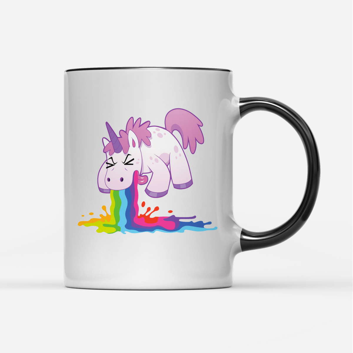 Tasse Kotzendes Einhorn - Schwarzer - Kaffee