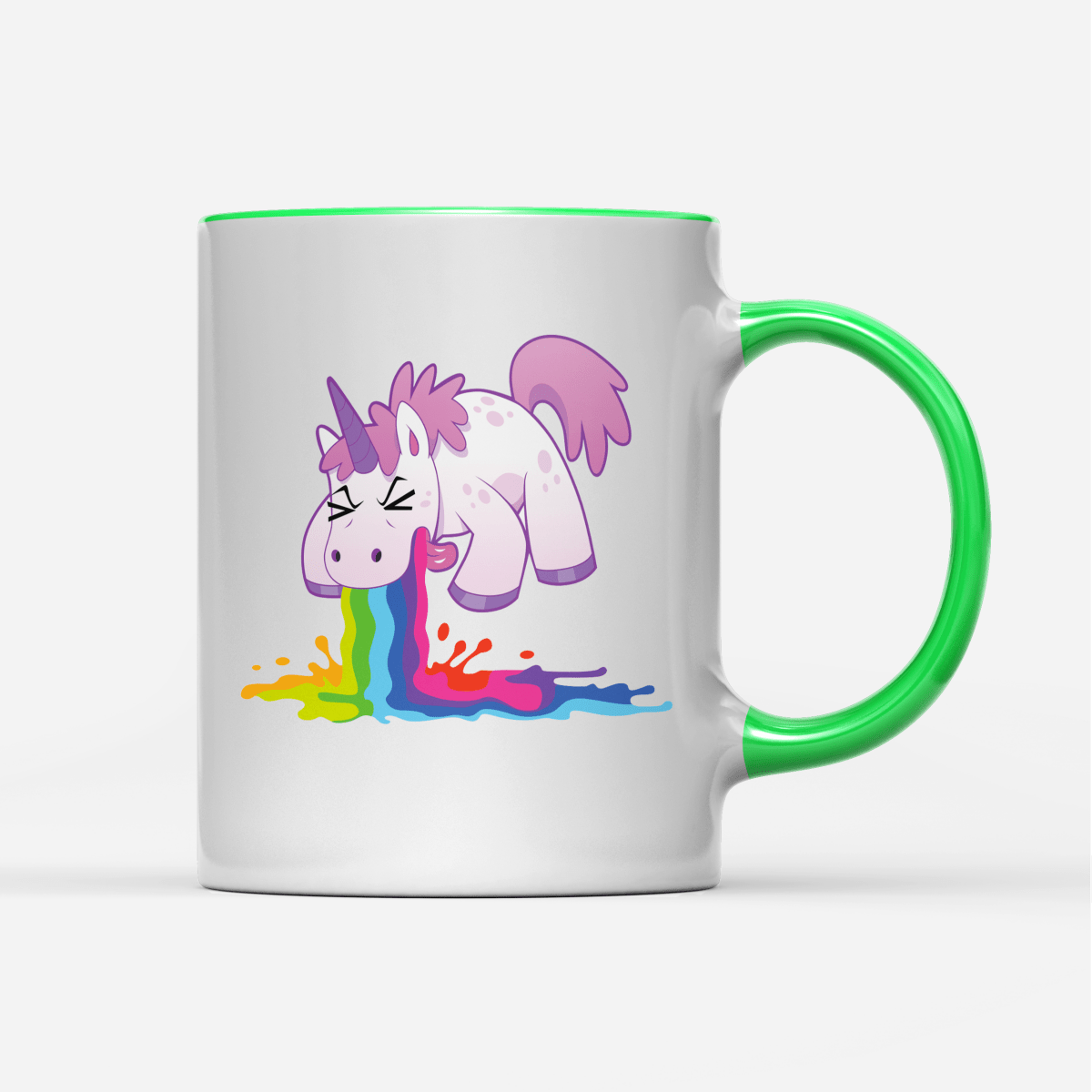 Tasse Kotzendes Einhorn - Schwarzer - Kaffee