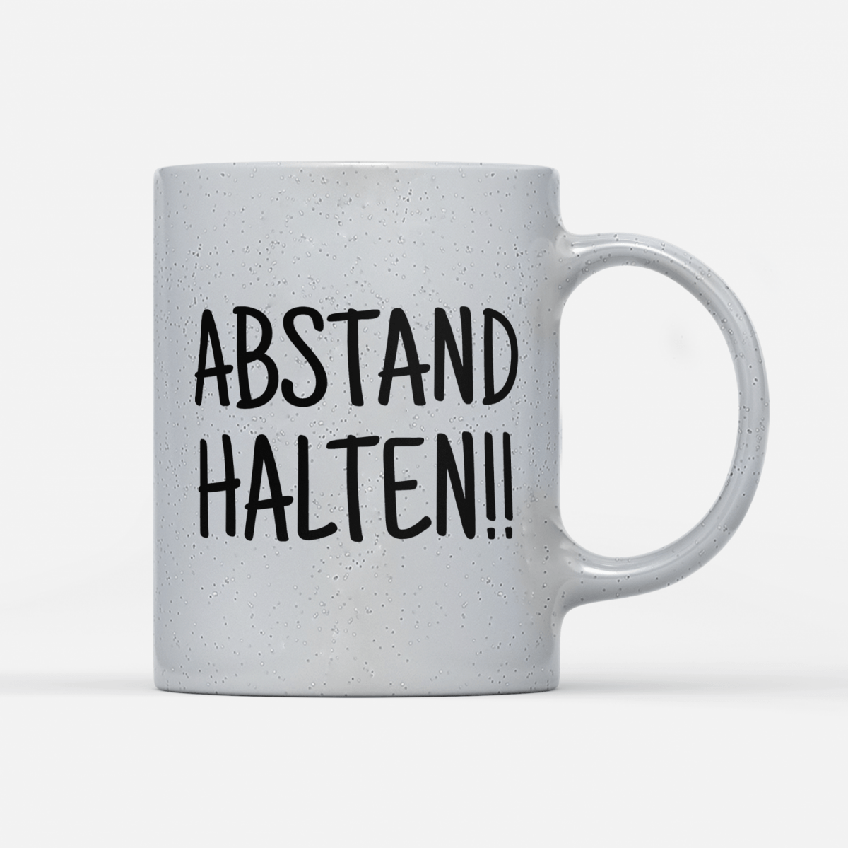 Tasse Magic Abstand halten - Schwarzer - Kaffee
