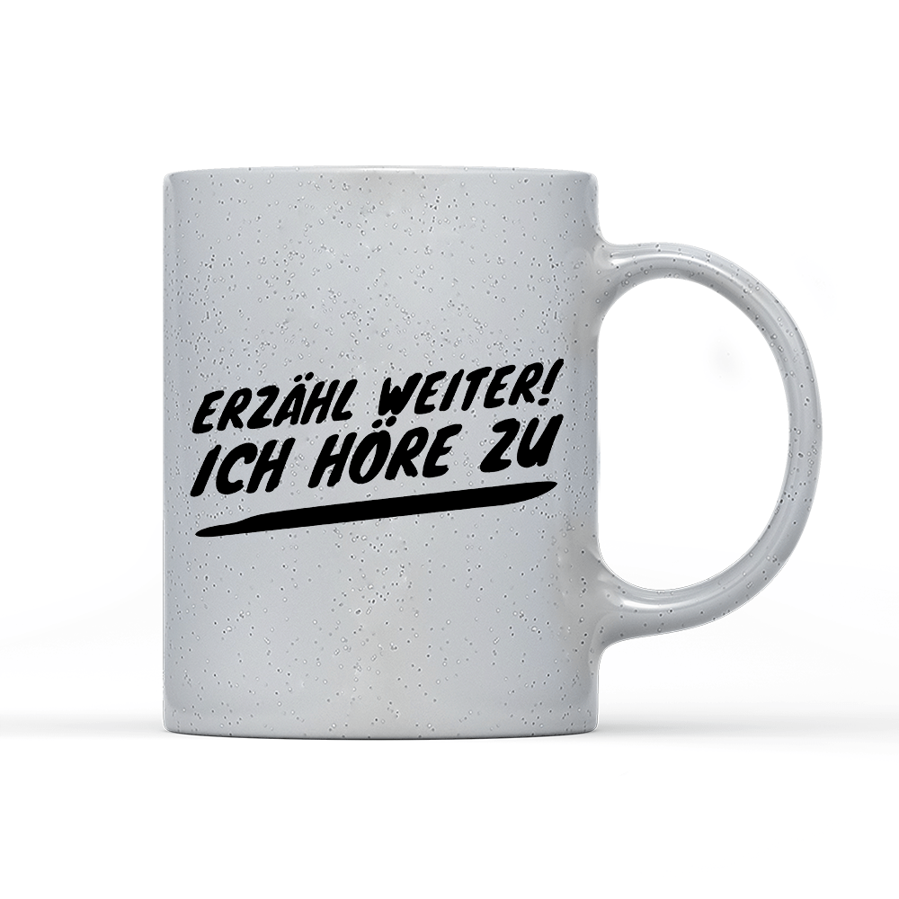 Tasse Magic Erzähl weiter - Schwarzer - Kaffee