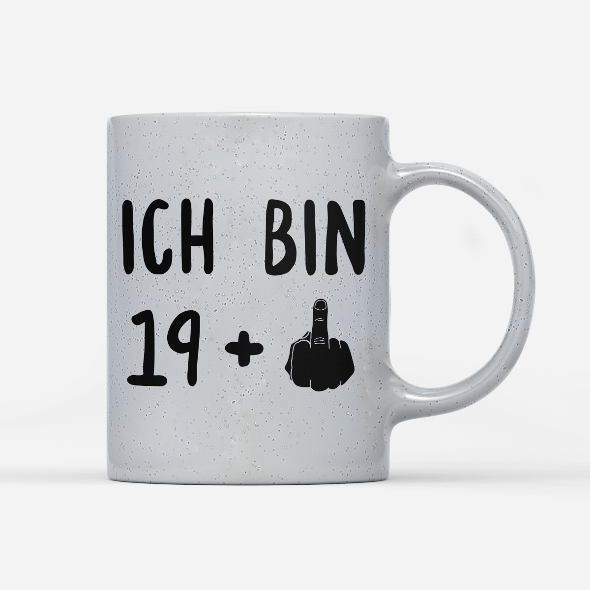 Tasse Magic Ich bin 19+ - Schwarzer - Kaffee
