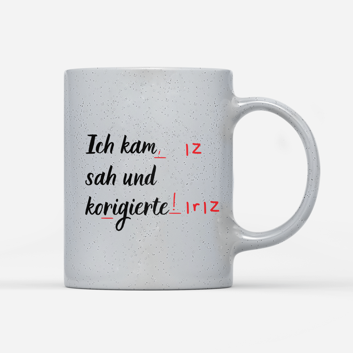 Tasse Magic Ich kam sah und korrigierte - Schwarzer - Kaffee