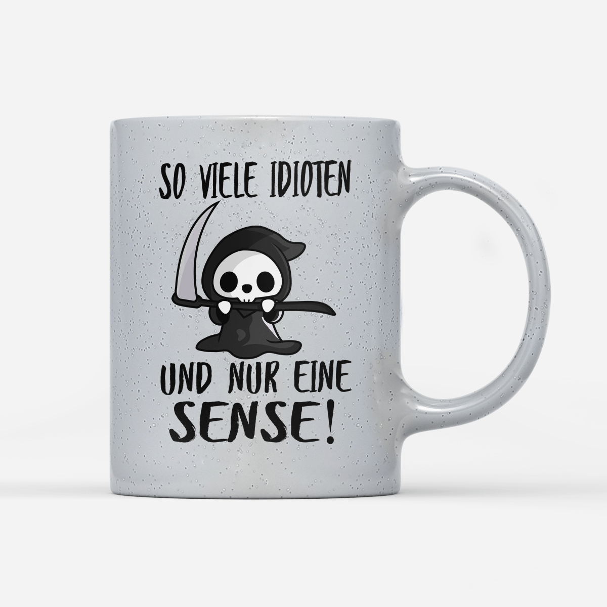 Tasse Magic So viele Idioten und nur eine Sense - Schwarzer - Kaffee