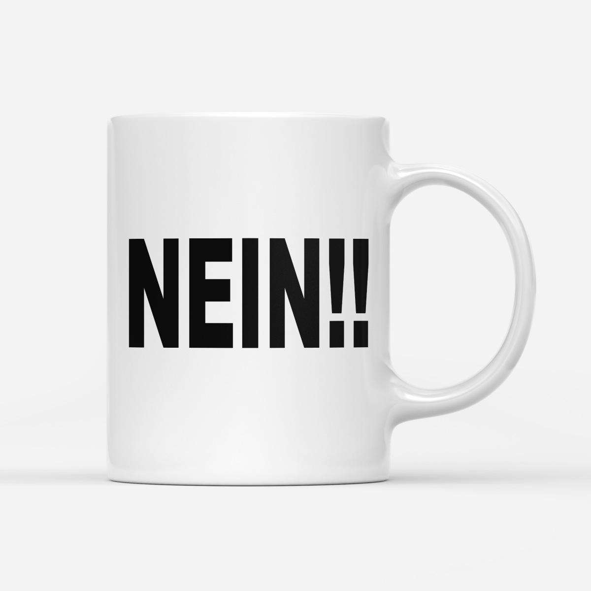 Tasse Nein - Schwarzer - Kaffee