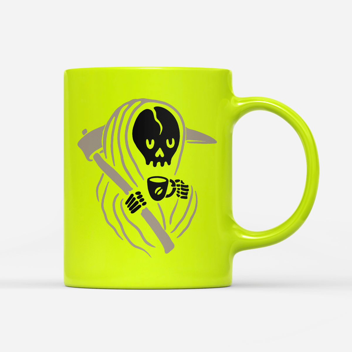 Tasse Neon Auszeit - Schwarzer - Kaffee