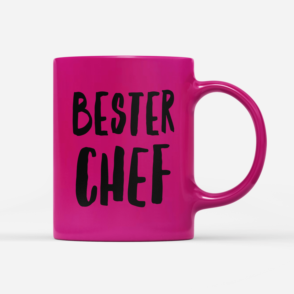Tasse Neon Bester Chef - Schwarzer - Kaffee