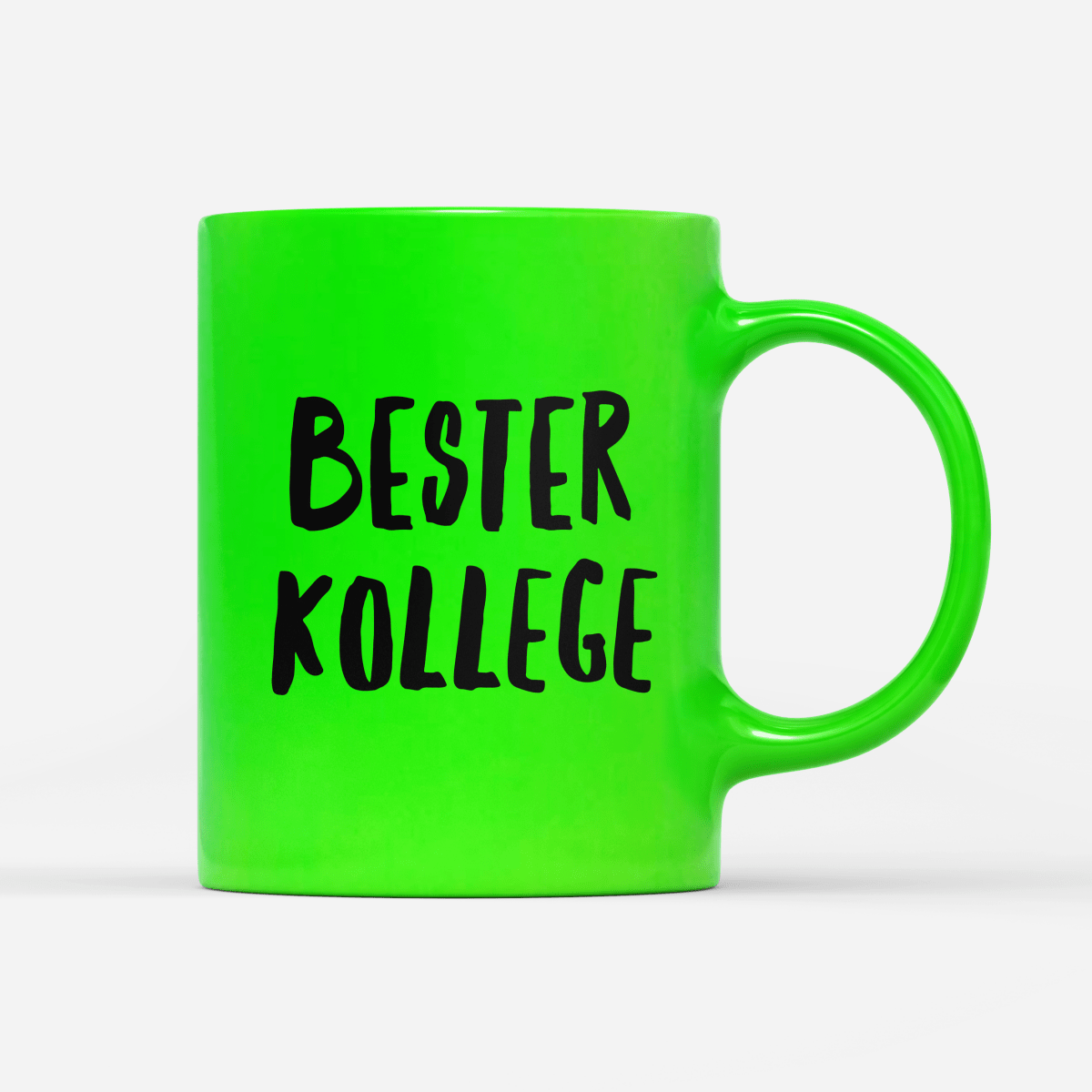 Tasse Neon Bester Kollege - Schwarzer - Kaffee