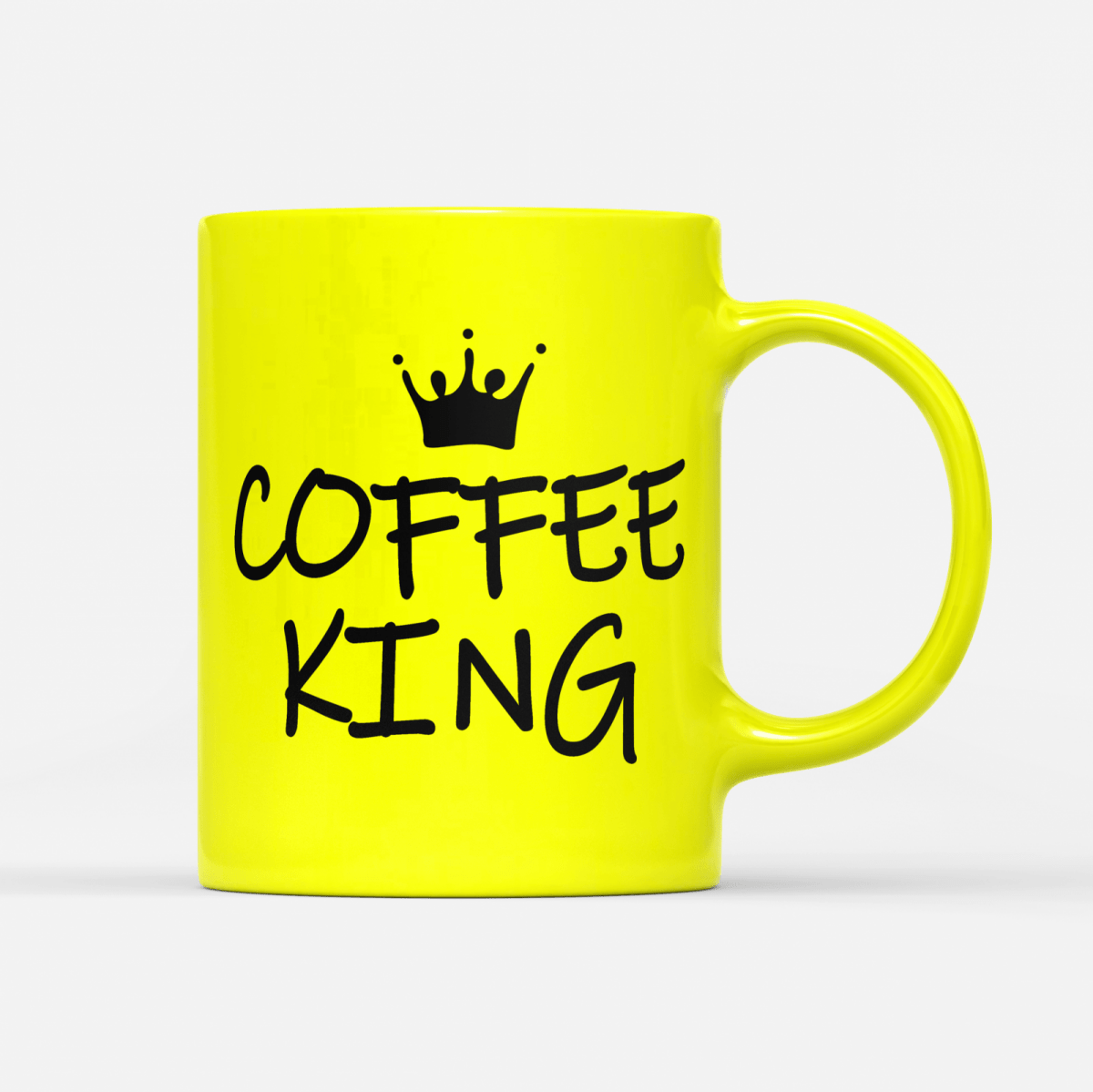 Tasse Neon Coffee King - Schwarzer - Kaffee
