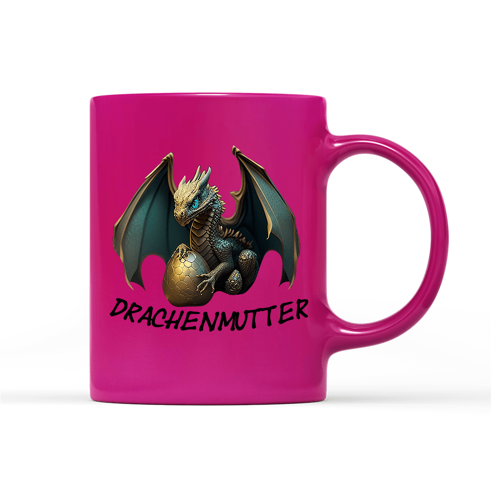Tasse Neon Drachenmutter - Schwarzer - Kaffee