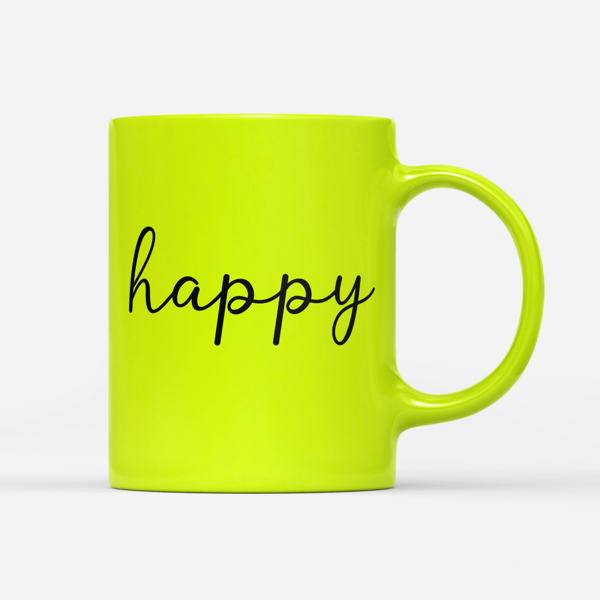 Tasse Neon happy - Schwarzer - Kaffee