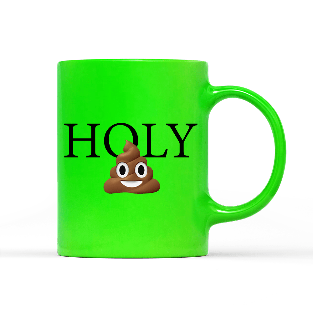 Tasse Neon Holy Shit - Schwarzer - Kaffee