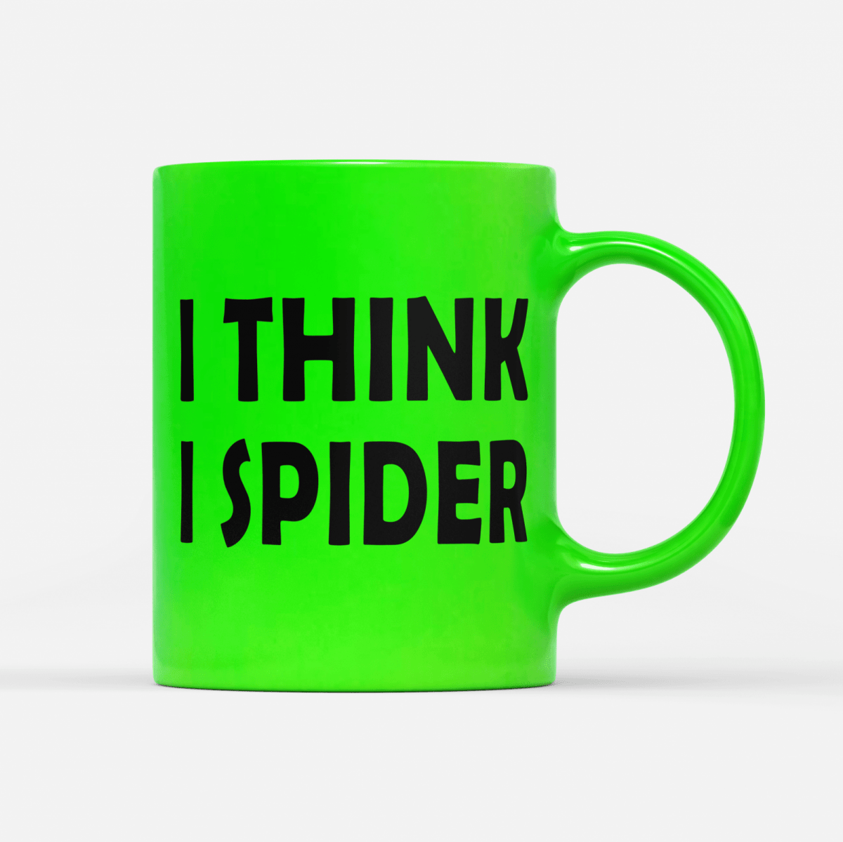Tasse Neon I think i Spider - Schwarzer - Kaffee