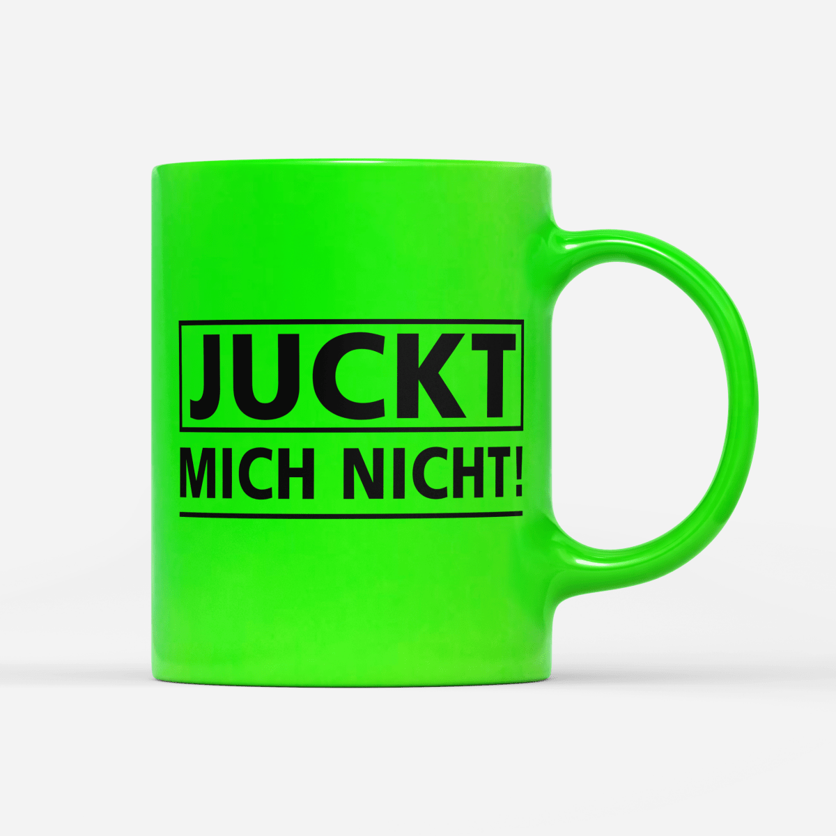 Tasse Neon Juckt mich nicht - Schwarzer - Kaffee