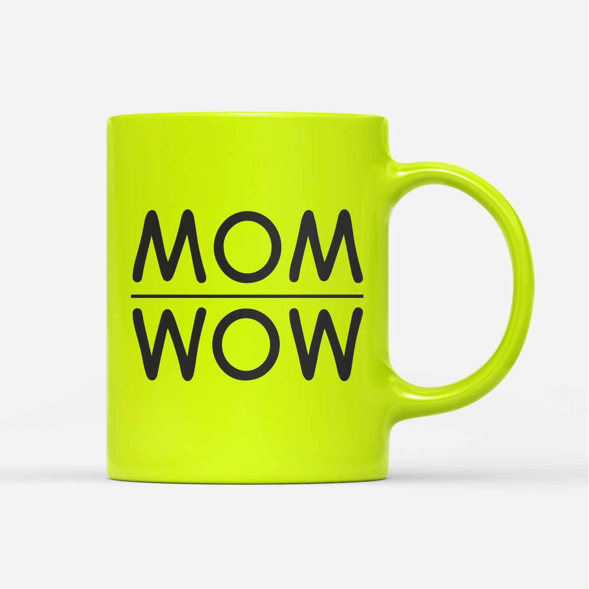 Tasse Neon MOM WOW - Schwarzer - Kaffee