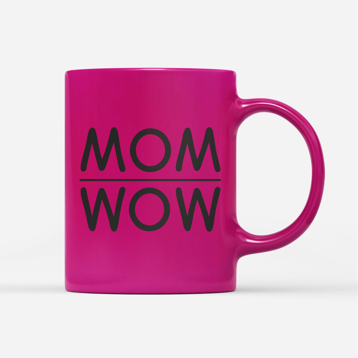 Tasse Neon MOM WOW - Schwarzer - Kaffee
