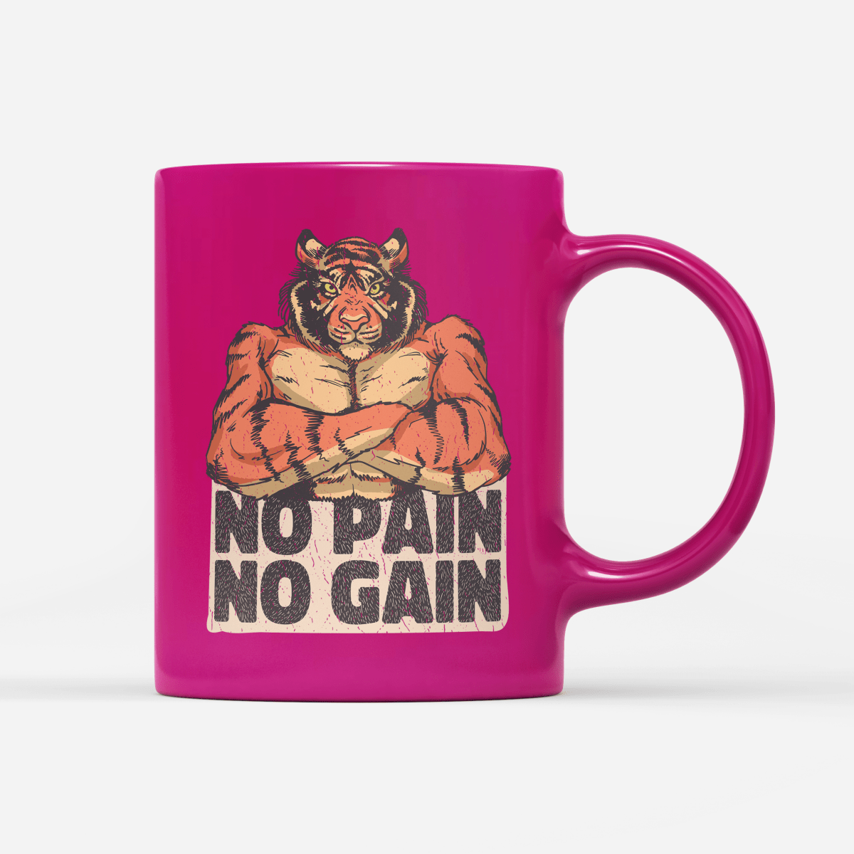 Tasse Neon No Pain No Gain - Schwarzer - Kaffee