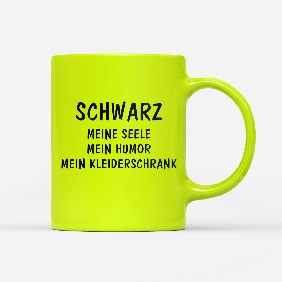 Tasse Neon Schwarz - Schwarzer - Kaffee