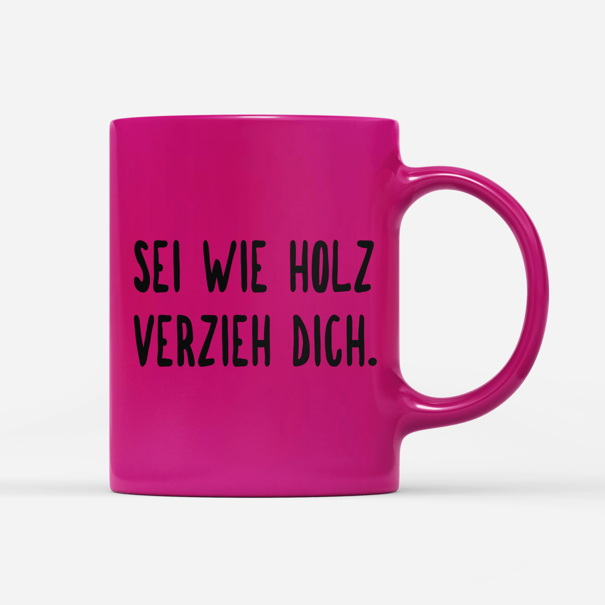 Tasse Neon sei wie holz - Schwarzer - Kaffee