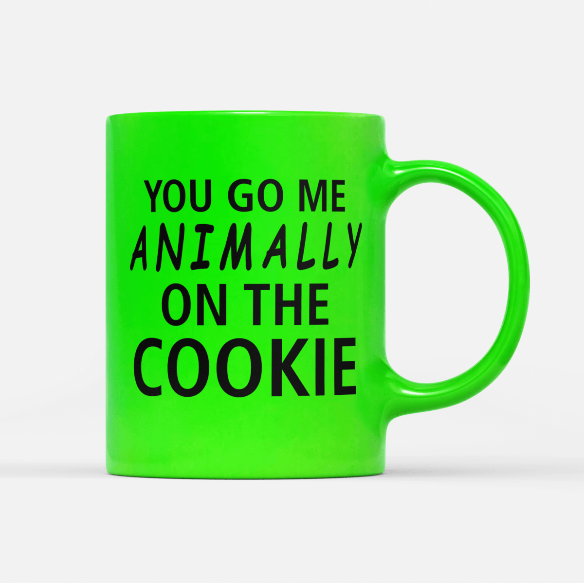 Tasse Neon You go me animally on the Cookie - Schwarzer - Kaffee