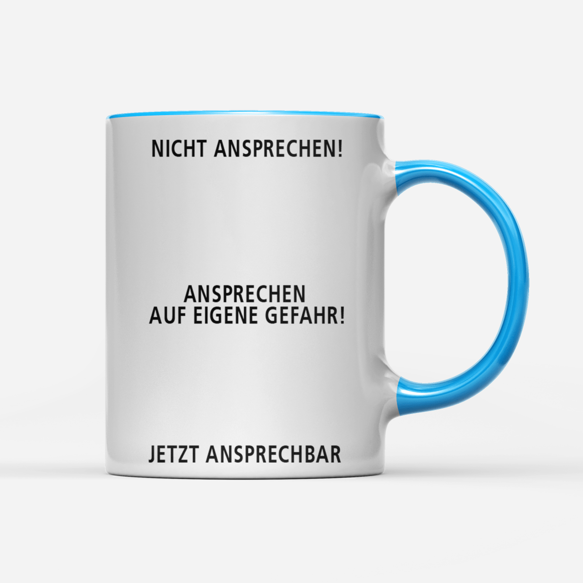 Tasse Nicht ansprechen - Schwarzer - Kaffee