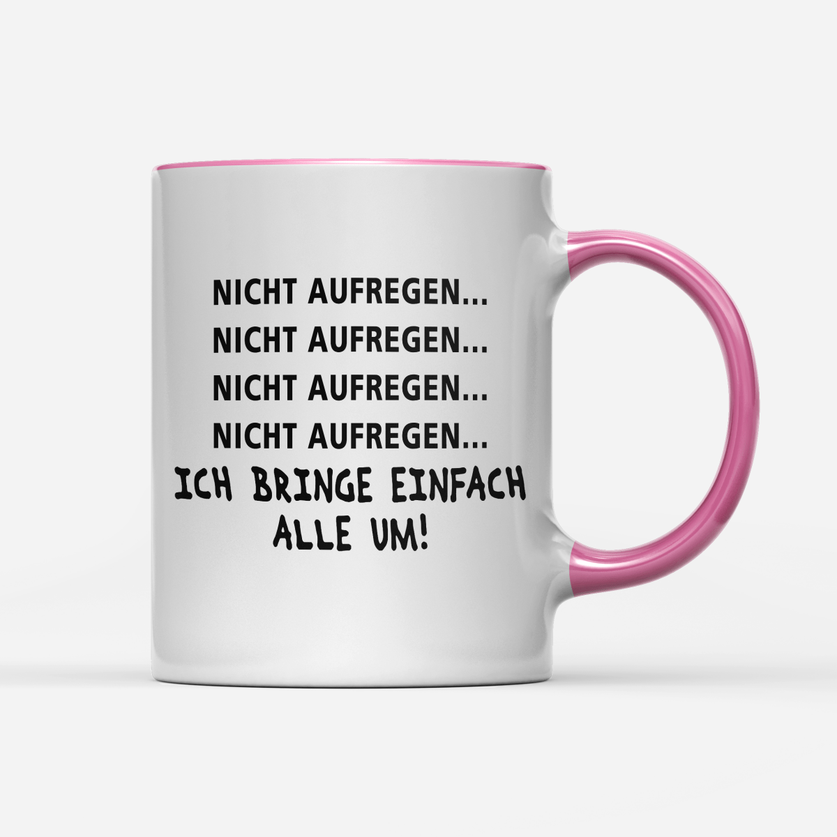 Tasse Nicht aufregen - Schwarzer - Kaffee