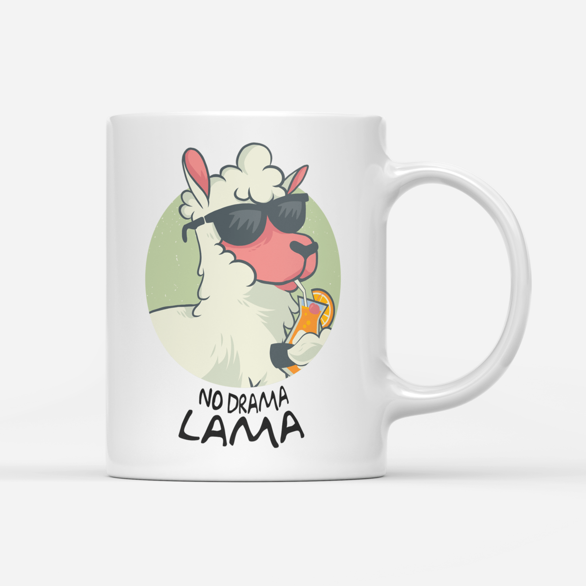 Tasse No Drama no Lama - Schwarzer - Kaffee
