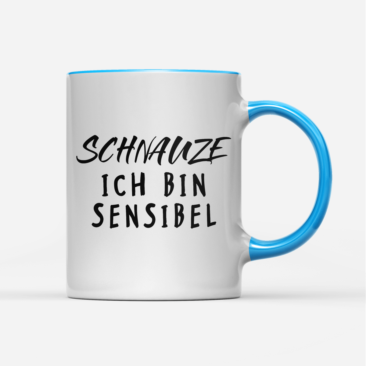 Tasse Schnauze ich bin sensibel - Schwarzer - Kaffee