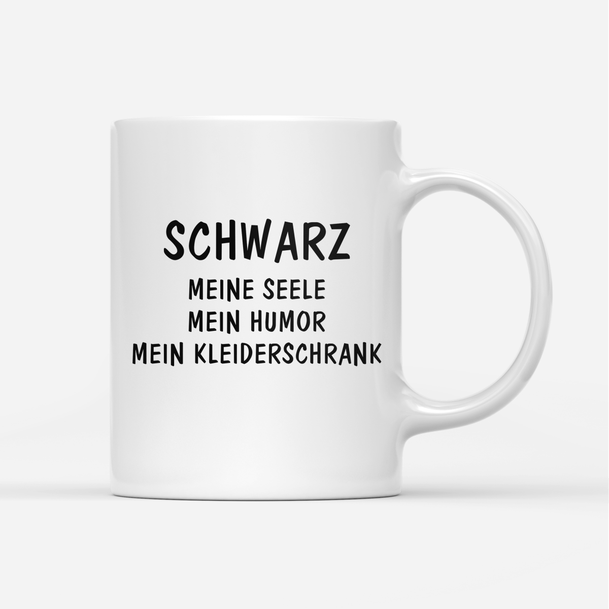 Tasse Schwarz - Schwarzer - Kaffee