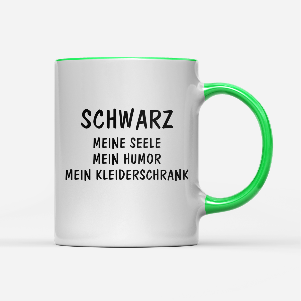 Tasse Schwarz - Schwarzer - Kaffee