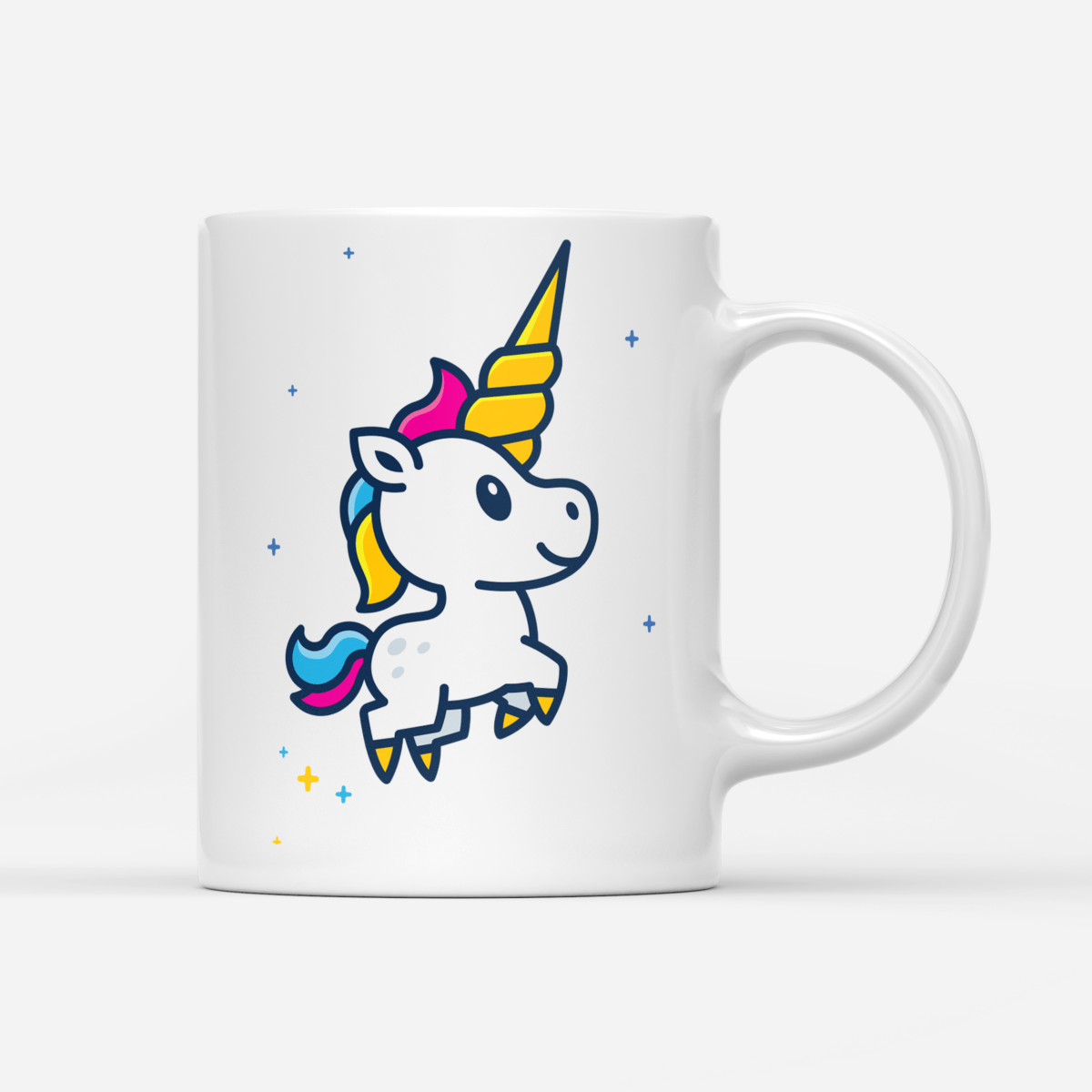 Tasse Space Einhorn - Schwarzer - Kaffee