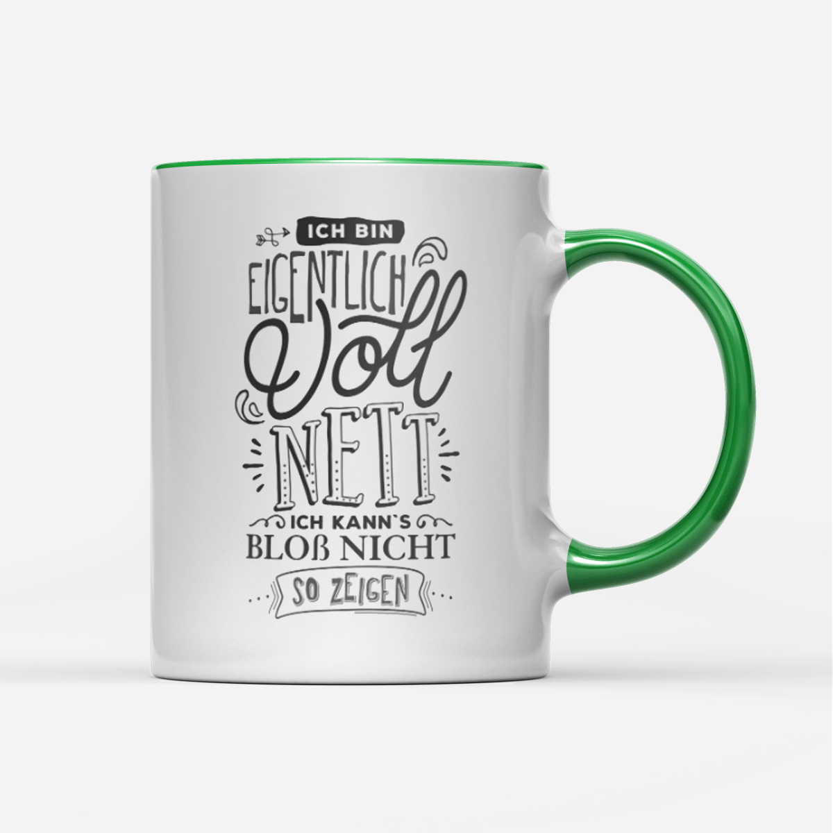 Tasse Voll nett - Schwarzer - Kaffee