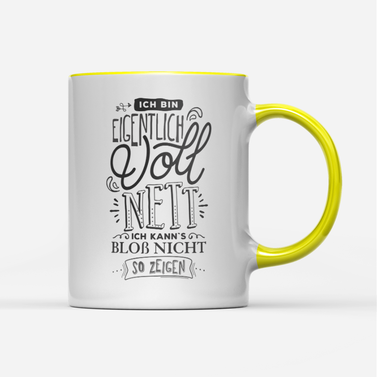 Tasse Voll nett - Schwarzer - Kaffee