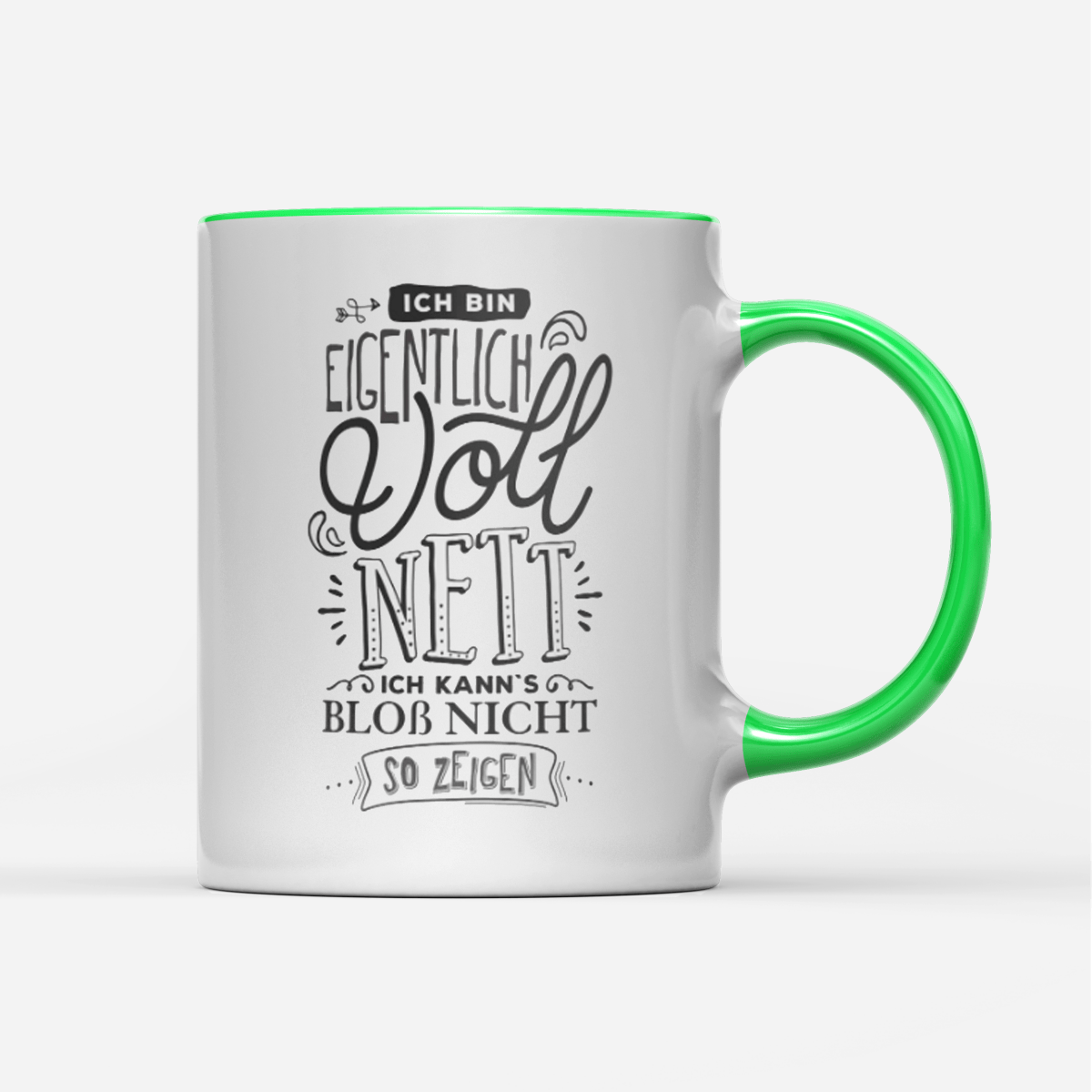 Tasse Voll nett - Schwarzer - Kaffee