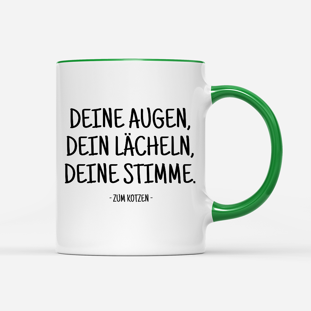 Tasse Zum kotzen - Schwarzer - Kaffee