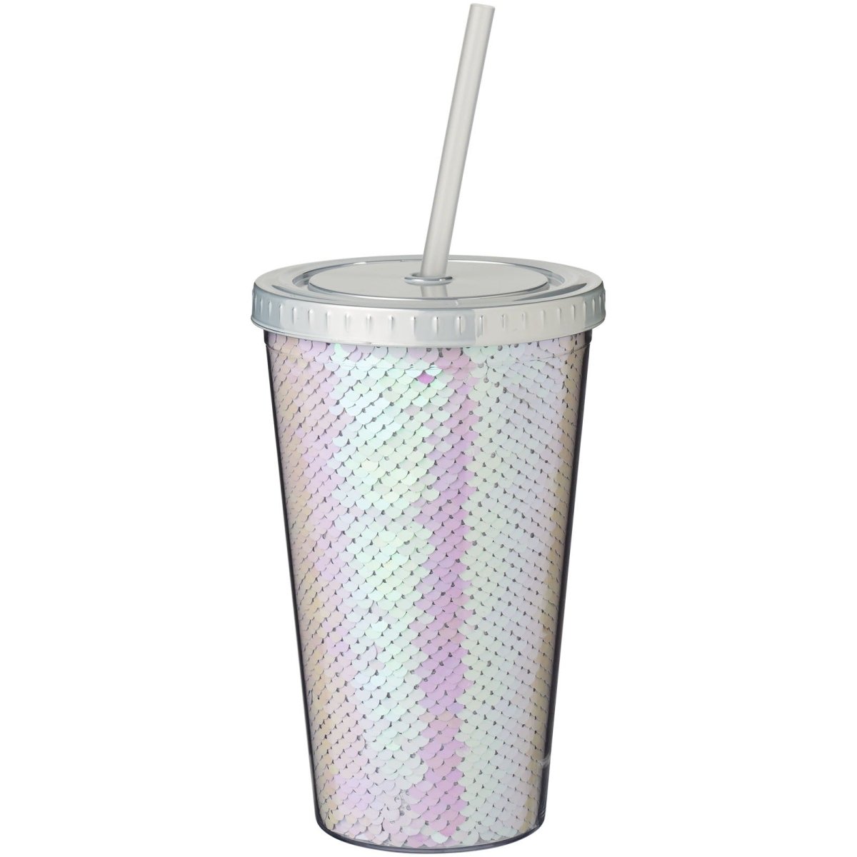 Trinkbecher Isolierbecher Becher mit Pailletten Kaffee und Tee mit Paillettenmuster - Schwarzer - Kaffee