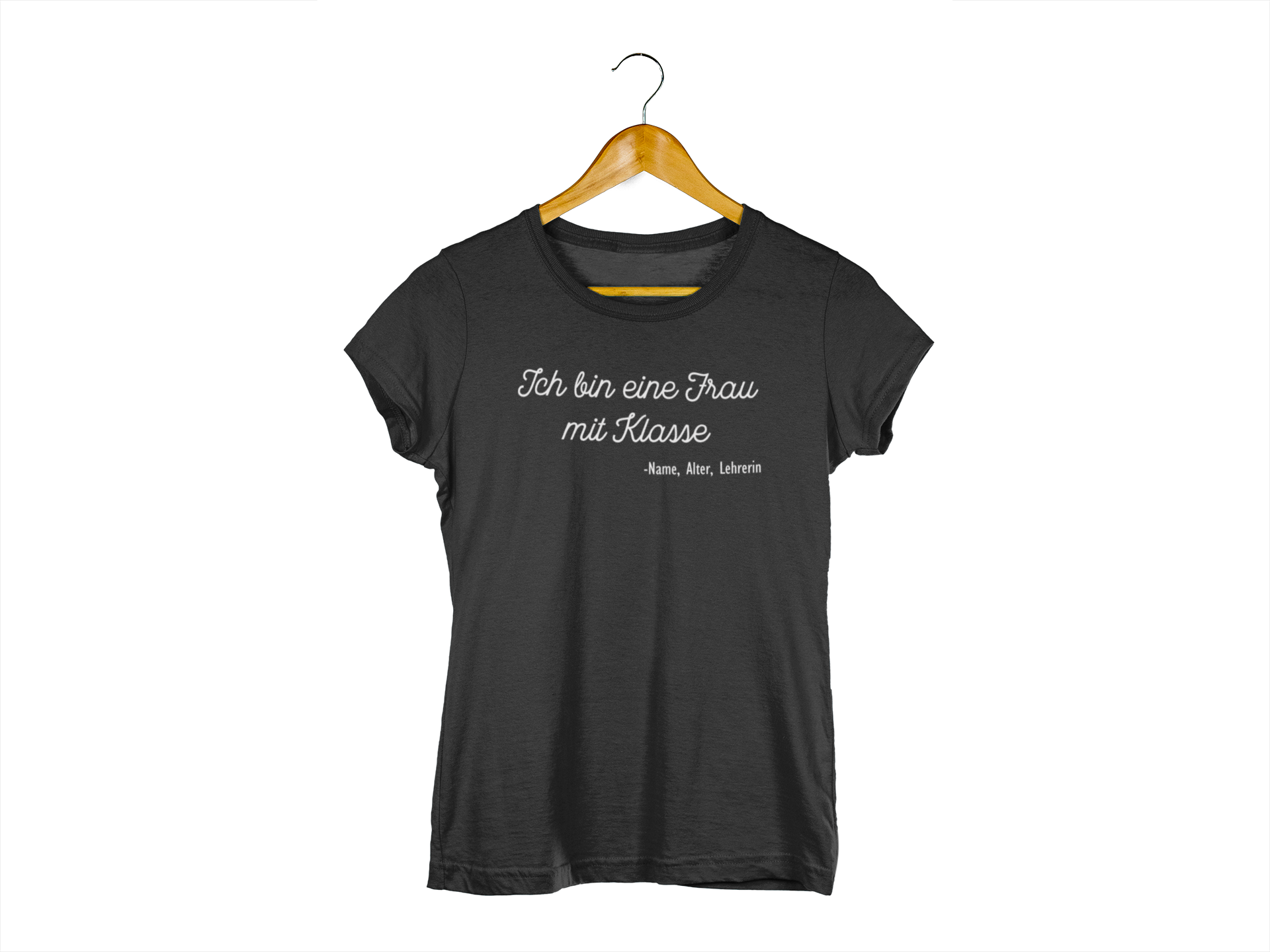 Ich bin eine Frau mit Klasse Damen T-Shirt