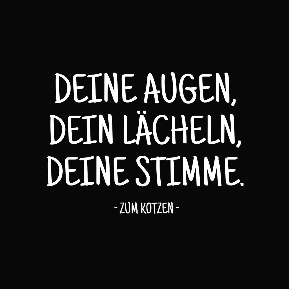 ZUM KOTZEN