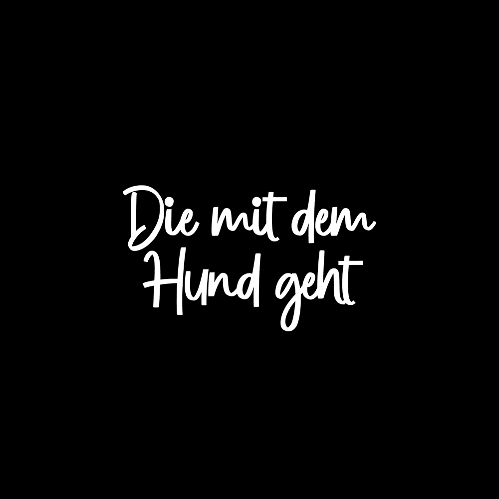 Die mit dem Hund geht - Schwarzer-Kaffee