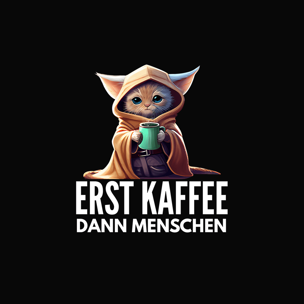 Erst Kaffee dann Menschen - Schwarzer-Kaffee