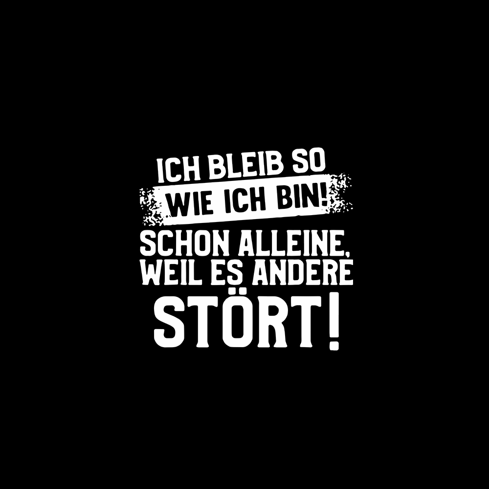 Ich bleib so wie ich bin - Schwarzer-Kaffee