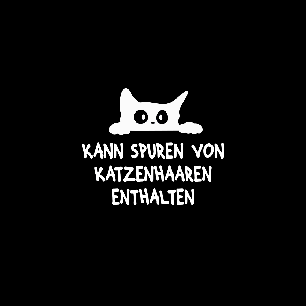 Kann Spuren von Katzenhaaren enthalten - Schwarzer-Kaffee