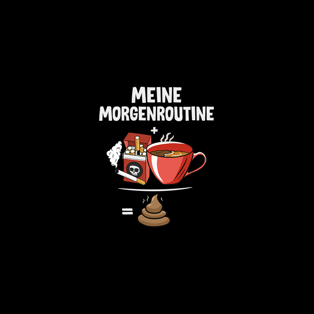 MEINE MORGENROUTINE - Schwarzer-Kaffee