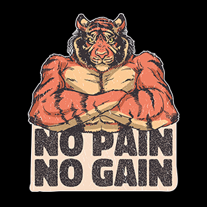 motiv-no pain no gain